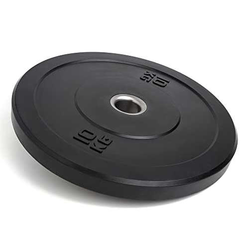 Apoliam- Olympic Bumper Weight Plates - Rubber Coated - 2 inch Barbell Weight Set