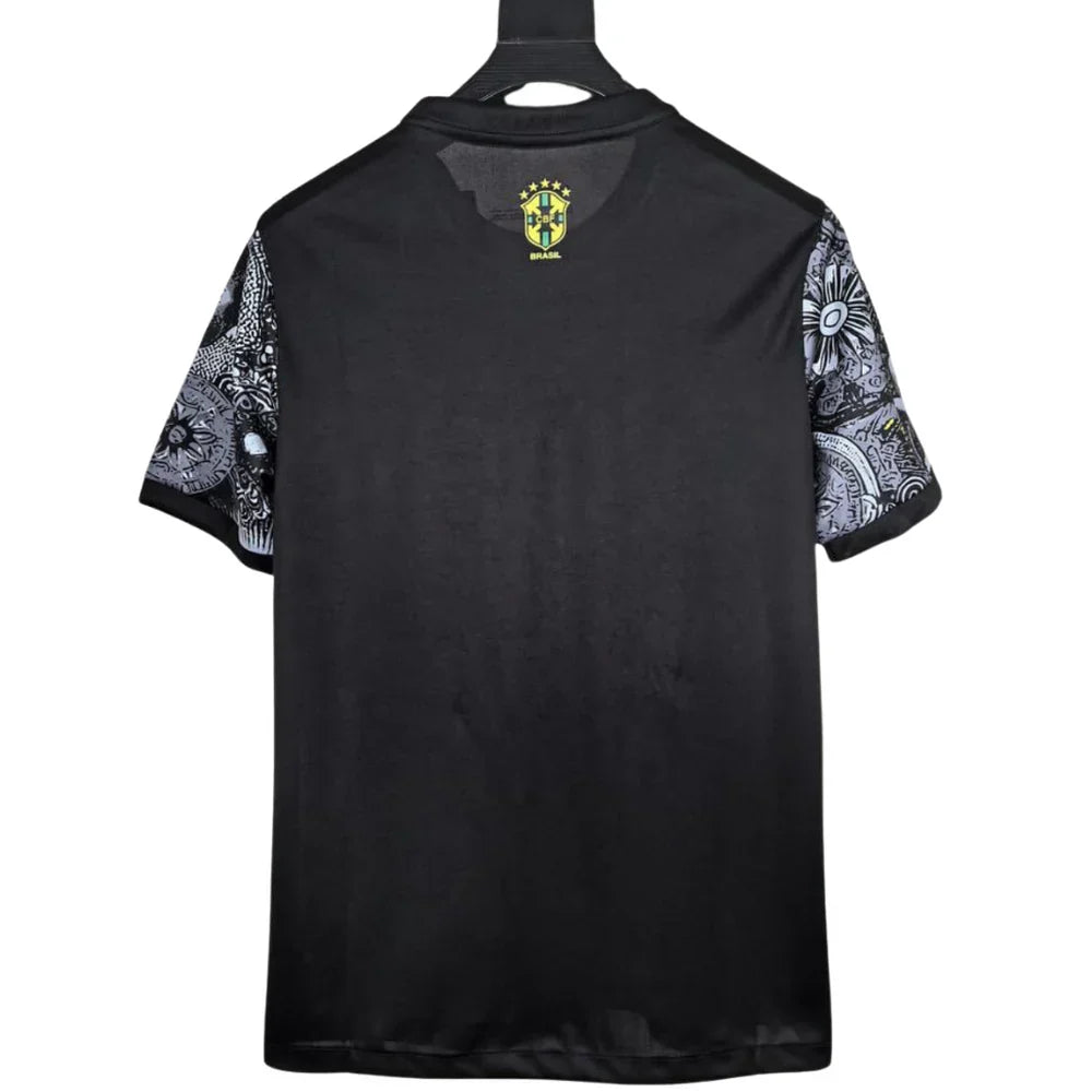 Brazil Christ the Redeemer Special Edition Jersey - Midnight Black